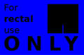 For rectal use only.svg